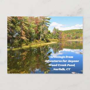 Adventures for Anyone Wood Creek Pond Postcard