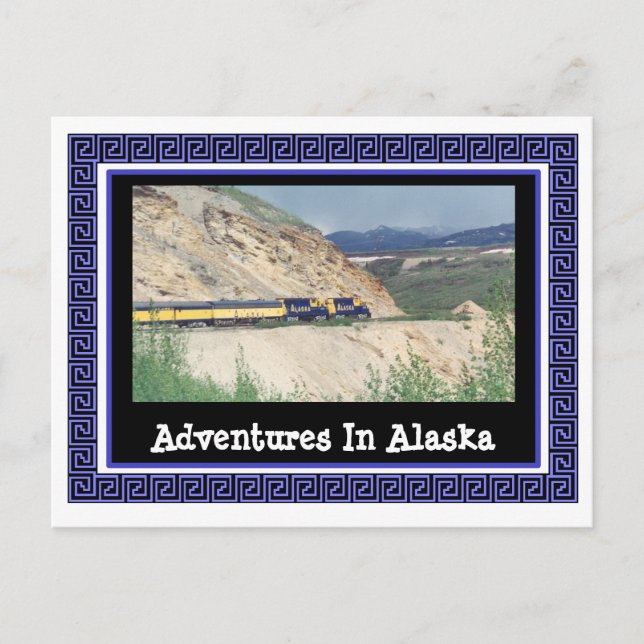 Adventures in Alaska Postcard (Front)