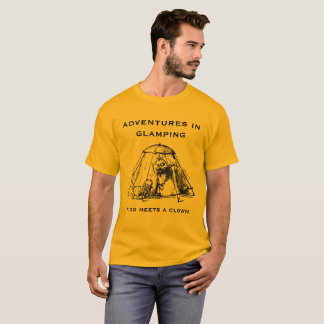 Adventures in Glamping. Gold edition. T-Shirt
