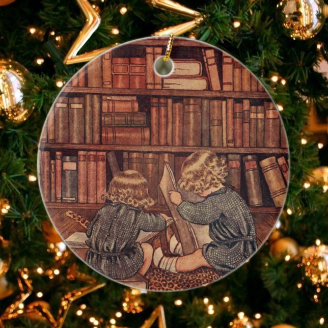 Adventures in the Library Ceramic Tree Decoration (Creator Uploaded)