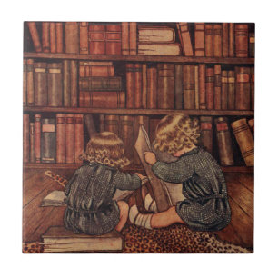 Adventures in the Library Tile