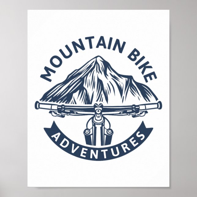 Adventures - Mountain Biking  Poster (Front)