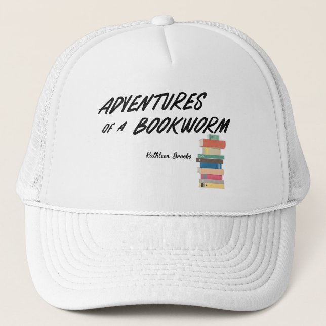 Adventures of a Bookworm  Trucker Hat (Front)