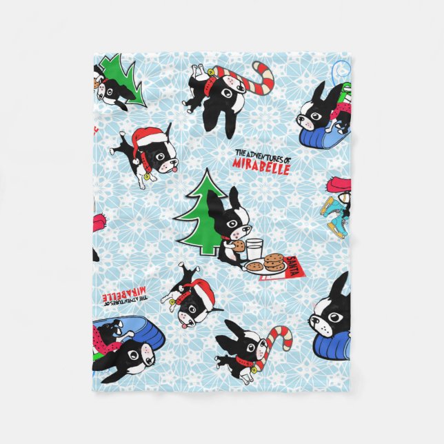 Adventures of Mirabelle Holidayz18 fleece blanket (Front)