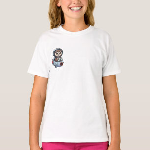 Adventures of the Space Pilot Owl Kids T-Shirt