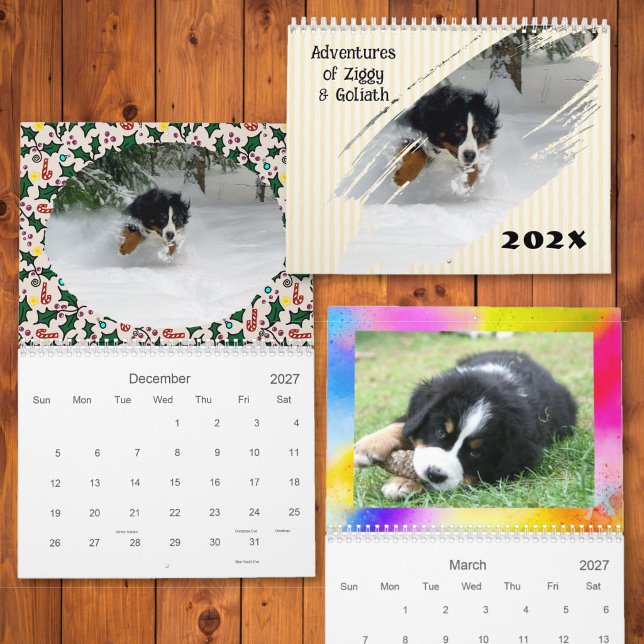 Adventures of Your Dog Custom Photo Calendar (Creator Uploaded)