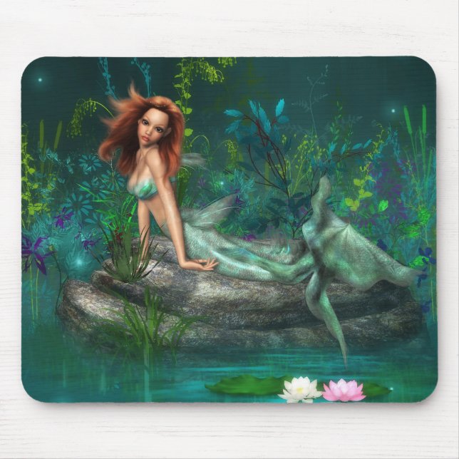 Adventurine Mermaid Mousepad (Front)