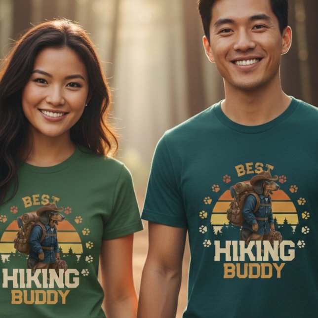 Adventurous American Eng Hiker Wilderness Explorer T-Shirt (Creator Uploaded)