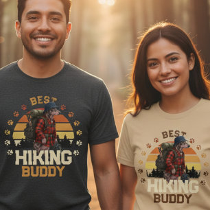 Adventurous American Hairless Terrier Hiker T-Shirt