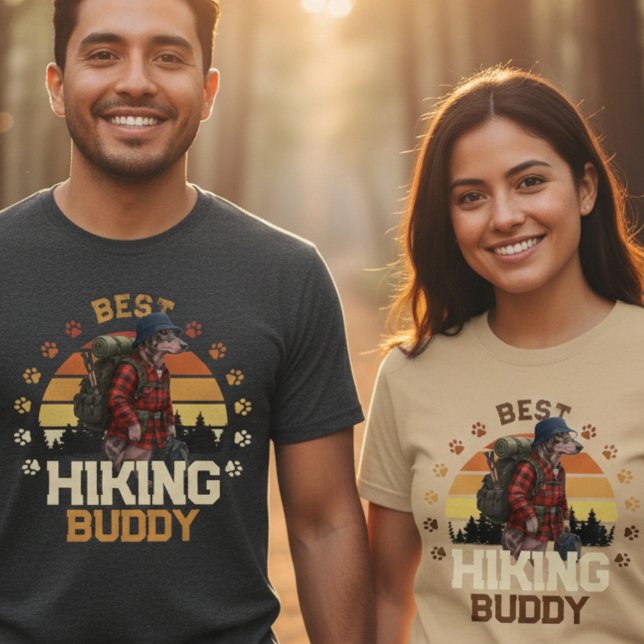 Adventurous American Hairless Terrier Hiker  T-Shirt (Creator Uploaded)