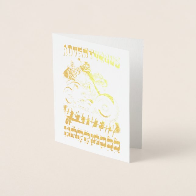 Adventurous Delivery Of Happiness Foil Card (Front)