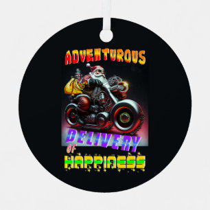 Adventurous Delivery Of Happiness Metal Tree Decoration
