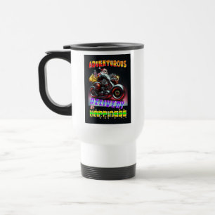 Adventurous Delivery Of Happiness Travel Mug