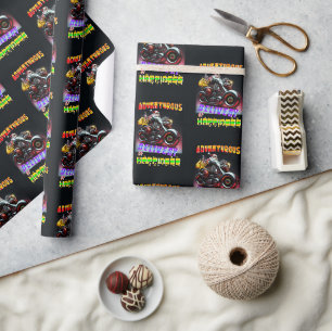 Adventurous Delivery Of Happiness Wrapping Paper