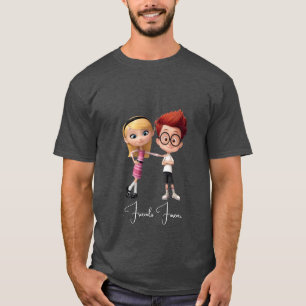 Adventurous Duo Cartoon T-Shirt – Fun & Whimsical