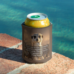 Adventurous Meerkat Living Can Cooler