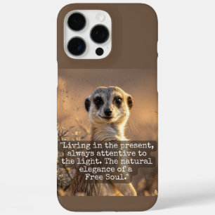 Adventurous Meerkat Living iPhone 16 Pro Max Case