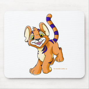 Adventurous orange Kougra Mouse Mat