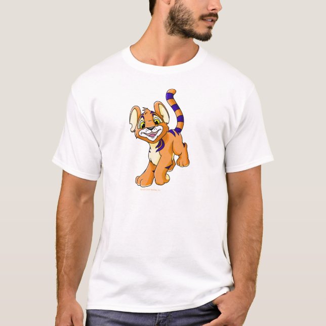 Adventurous orange Kougra T-Shirt (Front)