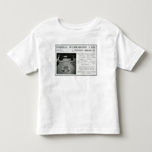 Adverisement for the Omega Workshops Ltd Toddler T-Shirt