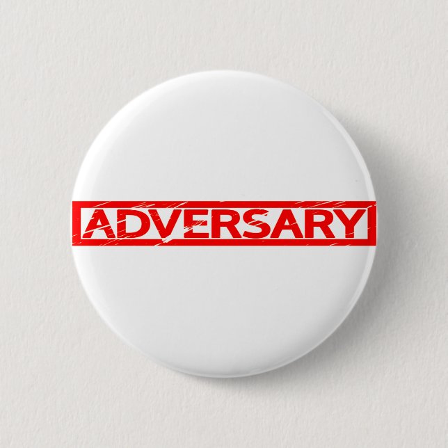 Adversary Stamp 6 Cm Round Badge (Front)