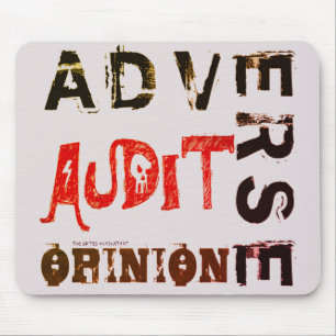 "Adverse Audit Opinion" Mouse Mat