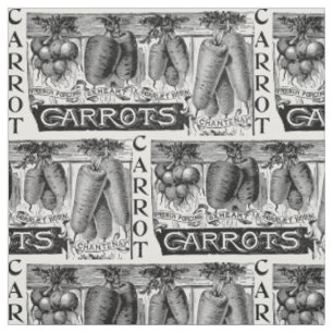 Advert 4 vintage carrots textile fabric