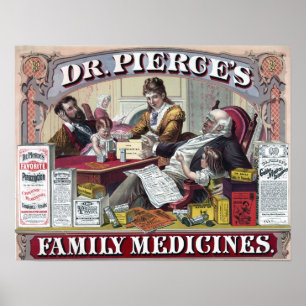 Advert for Medicine Vintage Poster