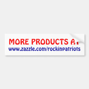 Advertise for Rockin Patriots Bumper Sticker
