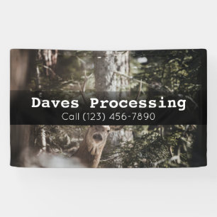Advertise Game Deer Animal Processing Business Ban Banner