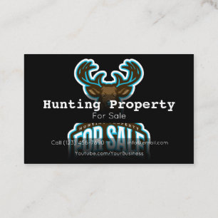 Advertise Hunting Property Company Business Card