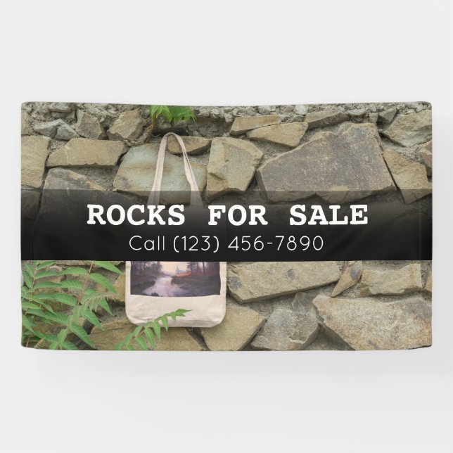 Advertise Large Rocks For Sale Landscape Business  Banner (Horizontal)