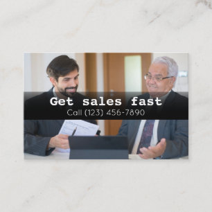 Advertise Sales Company Business Card