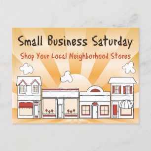 Advertise Sales! Small Business Saturday Postcard