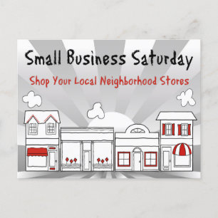 Advertise Sales! Small Business Saturday Postcard