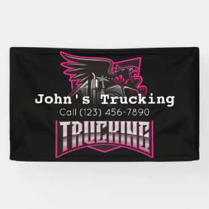 Advertise Trucking Company Business Banner
