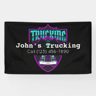 Advertise Trucking Company Business Banner