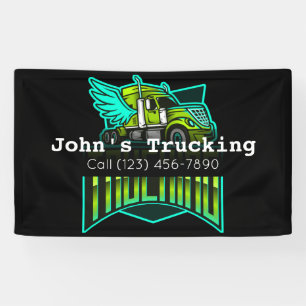 Advertise Trucking Company Business Banner