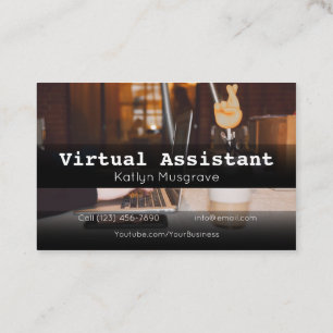 Advertise Virtual Assistant Gig Business Card