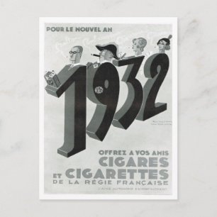 Advertisement, Cigars, Cigarettes Postcard