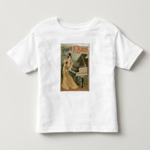 Advertisement for 'A. Bord Pianos, Paris' (colour Toddler T-Shirt
