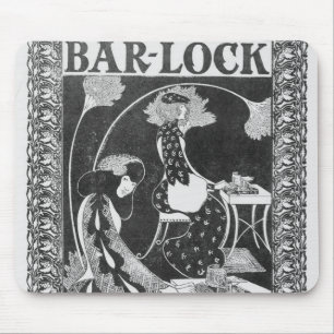Advertisement for Bar-Lock Typewriters, c.1895 Mouse Mat