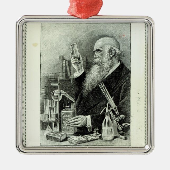 Advertisement for 'Cadbury's Cocoa' Metal Tree Decoration (Front)