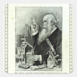 Advertisement for 'Cadbury's Cocoa' Square Sticker