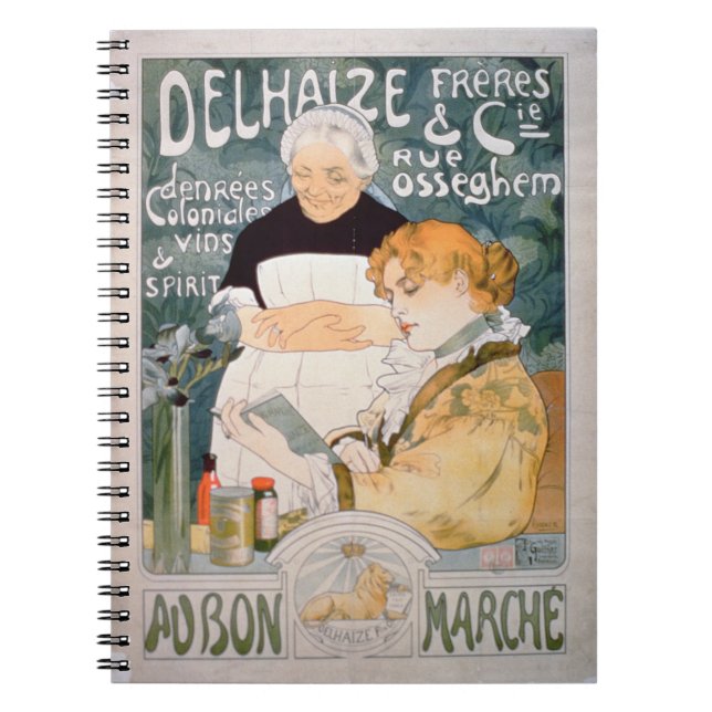 Advertisement for Delhaize, Brothers and Co. at th Notebook (Front)