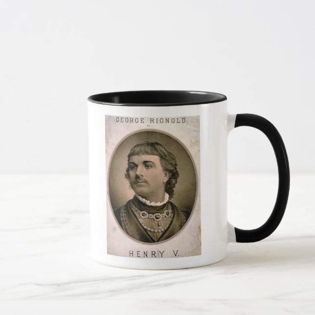 Advertisement For 'George Rignold as Henry V' (col Mug (Right)