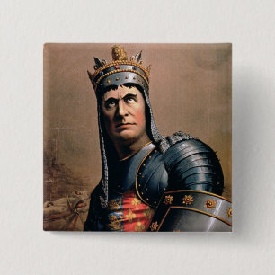 Advertisement for 'John McCullough as Richard III' 15 Cm Square Badge