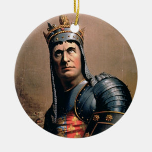 Advertisement for 'John McCullough as Richard III' Ceramic Tree Decoration