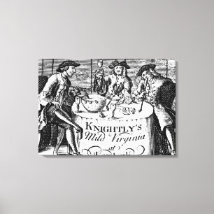 Advertisement for 'Knightly's Mild Virginia Canvas Print