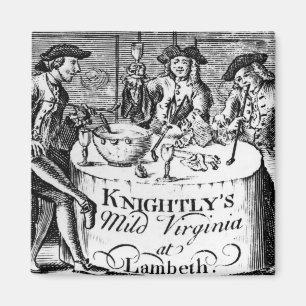 Advertisement for 'Knightly's Mild Virginia Magnet